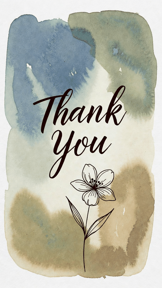 Thank You — For the Care You Put In